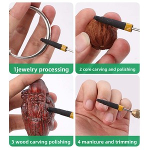 Robusto supporto per carta vetrata a forma di struzzo con attacco fisso e testa abrasiva a ago, attrezzatura per lucidatura <span class=keywords><strong>gioielli</strong></span> - Product Image 2