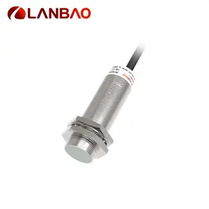 LANBAO 40KHz m18 2毫米距离电感式接近传感器电缆连接10-30vdc，用于齿轮速度测试应用