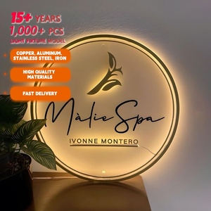 Insegna Luminosa Personalizzata 3D a LED con Lettere Frontali Illuminate per Negozi, Attività Commerciali, Logo Aziendale, Pubblicità, Insegna Luminosa in Acciaio Metallico - Product Image 2