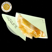 Emballage Alimentaire Personnalisé pour Frites et Crêpes, Boîte en Papier en Forme de Cône