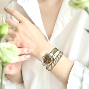 Montre de luxe romaine à diamants, accessoires de mode, bijouterie, montres pour femmes, vente en gros, montres à quartz serpent pour femme - Product Image 4