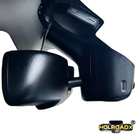 Caméra embarquée Holroadx 4K, enregistreur vidéo, adaptée aux Jeep Grand Cherokee, double objectif, vision nocturne, contrôle par application WiFi