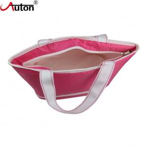 Bolsa Térmica Plegable Impermeable de Poliéster con Doble Compartimento Ligera Personalizada al por Mayor con Asa de Fácil Transporte - Product Image 5