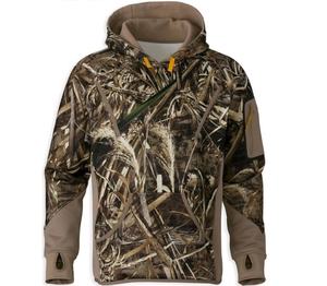 Hunting T-Shirt Polo Shirt Fleece <b>Hoodie</b> Breathable Silk and 100% Cotton Digital Printed with Logo Breathable Knitted Fabric - Product Image 4