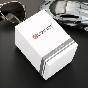 กล่องของขวัญกระดาษทรงสี่เหลี่ยม CURREN กล่องบรรจุภัณฑ์นาฬิกาสไตล์โบราณสุดหรู - Product Image 3