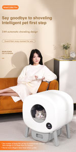 Produit de nettoyage et de toilettage pour animaux de compagnie, bac à litière pour petit espace, toilette intelligente pour chat, toilette autonettoyante pour chat, bac à litière - Product Image 3