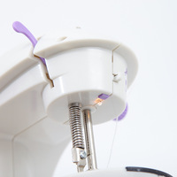 Kit de couture automatique portable pour la maison, 202 pièces, avec lumière, pour usage domestique
