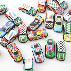 Voiture miniature en métal alliage, jouet à friction, modèle de véhicule miniature, corps en fonte, action de recul, style dessin animé, cadeau de jeu pour enfants - Product Image 5
