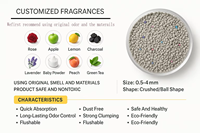 Ecologisch verantwoorde PETRICO BT006 Bentonite kattenbakvulling 5kg Snelklonterend Zeer absorberend Laag stofgehalte Sferisch Stofvrij OEM Groothandel