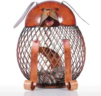 Amazon Hot Selling Animal Ornament Iron Art Handcrafts Dog Coin Box