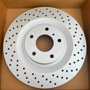 จานเบรกสำหรับรถยนต์ออดี้ A8 4h ชิมาโน่ M446 ระบบเบรกไฮดรอลิก จานเบรกคาร์บอนเซรามิก 345x30 ปอร์เช่ คาเยนน์ เทอร์โบ 2009 - Product Image 2