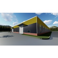 Conception d'Entrepôt Préfabriqué Professionnel, Hangar Industriel à Structure Métallique, Bâtiment d'Entrepôt à Vendre