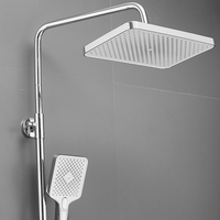 Système de douche de salle de bain populaire Interrupteurs rotatifs à haute pression Ensemble de douche de pluie de salle de bain