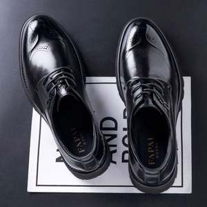 Zapatos Oxford Impermeables de Otoño de Alta Calidad - Zapatos de Vestir Clásicos Formales de Negocios de Cuero Genuino para Hombre, Ligeros - Product Image 5