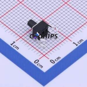 GT-TC075B-H060-L1 Tactile Switch Through hole-4P,4.5x4.5mm Switch Single Pole Single Throw Round Button 2.5N Through Hole - Product Image 2