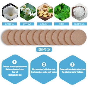 Patch anti-mal des transports South Moon Motion, patch anti-mal des transports, pansement contre les maux de tête, autocollant pour les voyages, nausée, vertiges, vomissements - Product Image 6