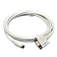 Cable de Comunicación para PLC Mitsubishi FX, Conductor de Cobre, Aislamiento de PVC, Un Solo Conductor, 200m de Longitud, para Xinje MD204L OP320-A