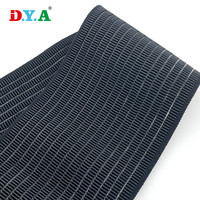 Usine en gros personnalisé respirant 12cm de large tissé plat polyester caoutchouc poisson soie bande élastique pour ceinture de soutien lombaire