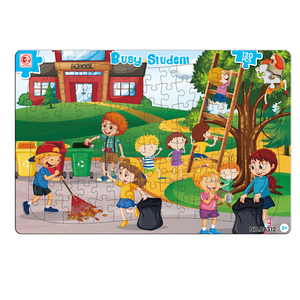 <span class=keywords><strong>Puzzle</strong></span> <span class=keywords><strong>Happy</strong></span> the Train 120 pièces pour enfants, <span class=keywords><strong>puzzle</strong></span> en papier à double couche - Product Image 6