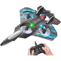 Jouet volant télécommandé à quatre axes de haute qualité, drone de combat EPP avec lumière, avion RC, hélicoptère, planeur, avion de combat jouet