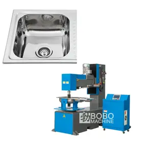 High quality kitchen water sink grinding and polishing machine for utensils