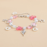 Pulseras de Corazón de Mariposa para Niñas, Joyería Y2K Dulce y Linda para Mujeres, Adolescentes y Damas, Proveedor Chino, MOQ Bajo