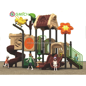 Nhựa Ngoài Trời Trò Chơi Thiết Lập Chơi Thiết Lập Sân Chơi Thiết Bị Ngôi Nhà Cây Chủ Đề Trượt Cho Trẻ Em Jmq-G036A - Product Image 4