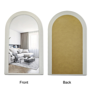 Phòng ngủ nhà vòm cao dài khổng lồ Gương Gỗ khung lớn đầy đủ cơ thể lớn đứng đầy đủ chiều dài sàn gương cho phòng khách - Product Image 5