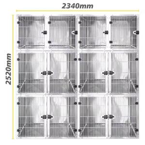 Pet malzemeleri köpek ürünleri veteriner ağır İşlevli Vet kedi Pet köpek kafesi kafesleri evler güçlü Metal kulübesi ve sandık - Product Image 4