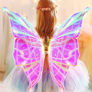 Electric Moving Elf &amp; Fairy Butterfly Wings Light Music Luminous Dancing <strong>Stage</strong> <strong>Prop</strong> for Girls - Product Image 1