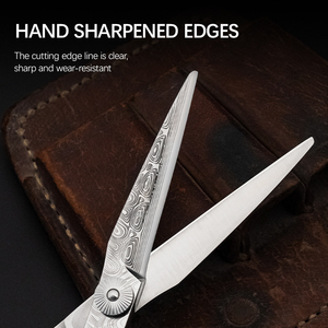 Hot Bán Mỏng Kéo Cắt Tóc Cắt Kéo Kit 2 Pcs Tóc Kéo Phụ Kiện Trong Trường Hợp Da Cho Thợ Cắt Tóc Salon - Product Image 2