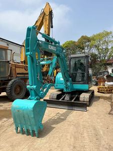 Mini-excavatrice Kobelco SK60 de 6 tonnes de haute qualité, modèle 2013, moteur et pompe d'origine japonaise, Shanghai City Construction - Product Image 2