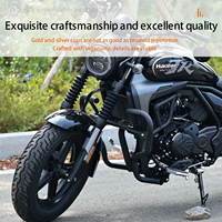 Nouvelle barre de protection antichoc Haojue TR300 PLUS Urban Touring Edition |   Protection de moteur en acier au carbone noir givré |   HJ300-5 Adaptabilité 1 an