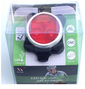 Luce impermeabile USB ricaricabile LED luce resistente all'acqua posteriore anteriore 4 stampi <span class=keywords><strong>luci</strong></span> di avvertimento - Product Image 4