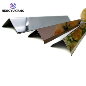 Nhà máy tùy chỉnh L hình dạng thép không gỉ Góc góc gạch trang trí cho tường cạnh trang trí - Product Image 2