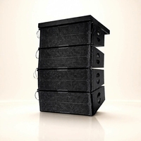 Équipement sonore de scène, enceintes line array doubles de 8 pouces, système de sonorisation de concert, solution audio haute puissance LA208 Chine