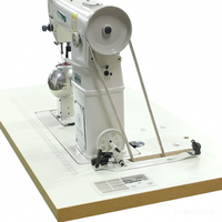 Machine à coudre industrielle pour perruques et toupets avec table, modèle Post Bed 810 820, pour la fabrication de dentelle capillaire en gros