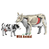 Sciences naturelles éléphant tigre vache cheval modèle bricolage animal squelette jouet