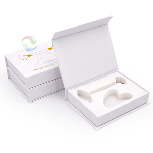 Caja de Maquillaje Magnética de Cartón Blanco con Logotipo Personalizado de Lujo, Embalaje de Cosméticos con Inserto - Product Image 2