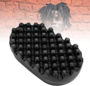 Brosse coiffante en silicone de haute qualité pour cheveux bouclés, noire, pour hommes, outils en éponge durables pour tordre les cheveux - Product Image 2