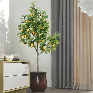 90% simulación de venta directa de fábrica de <span class=keywords><strong>maceta</strong></span> pequeña artificial limón planta un árbol para la decoración - Product Image 6