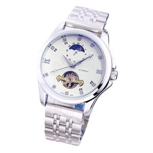 Reloj Deportivo de Lujo para Hombre, Diseño Original 2025, Movimiento Mecánico de Aleación, Manecillas de Cristal, Correa de Acero Inoxidable, Fase Lunar - Product Image 1