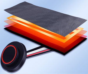 Spot Graphene verwarmingsstof met laag energieverbruik, hoge warmteafgifte en lange levensduur, geschikt voor sjaals en kleding. - Product Image 2