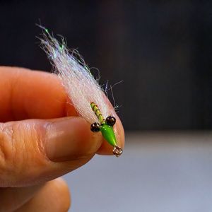 Pêche à la mouche crochet de cheveux spécial Topmouth Culter tuer bar <span class=keywords><strong>truite</strong></span> cheval bouche simulé glace soie leurre - Product Image 1
