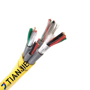 Erişim kontrolü sistem kablosu 16 çekirdek Listed/UL listelenen CMR/CMP 2C + 4C + 3P/22AWG + 4C/18AWG korumalı birlikte tip kapı kontrol sistemi - Product Image 2