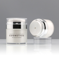 Pour: cosmétiques, crèmes, crèmes d'isolement, huiles essentielles, hydratants, 100ML50ML30ML15ML Acrylique AS plastique pot de bouteille airless