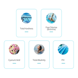 Bandelettes de test de <span class=keywords><strong>chlore</strong></span> et de <span class=keywords><strong>pH</strong></span> pour piscine 5 en 1 - Product Image 5