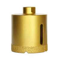Broca de diamante Liqsteel personalizada para amoladora angular M10, soldada al vacío en seco, de 6mm-80mm, para perforar porcelana, cerámica, azulejos, mármol y granito.