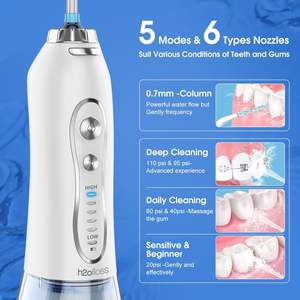 <span class=keywords><strong>Cepillo</strong></span> de dientes eléctrico con hilo dental de agua Combo en uno <span class=keywords><strong>Cepillo</strong></span> de dientes sónico recargable Flosser de agua - Product Image 5