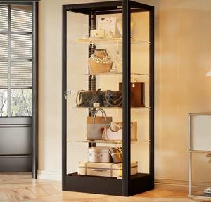 Vitrine de rangement avec porte en verre - Vitrine anti-poussière pour boutique et usage domestique - Product Image 2